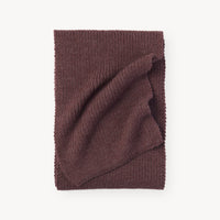 Alpaca Fisherman Scarf - Dusty Rose