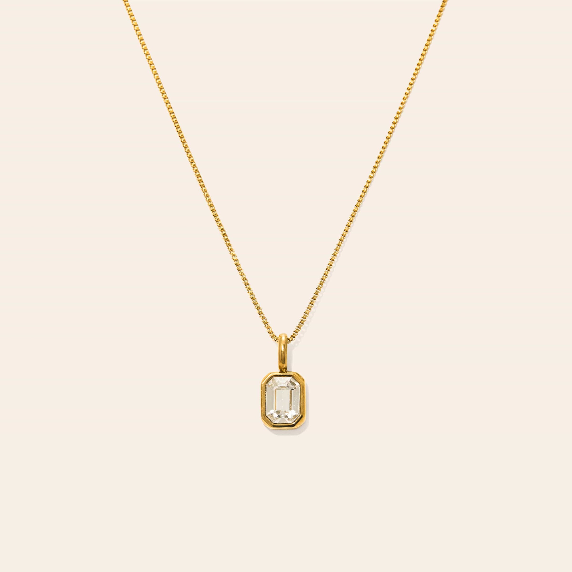 Waterproof Birthstone Necklace