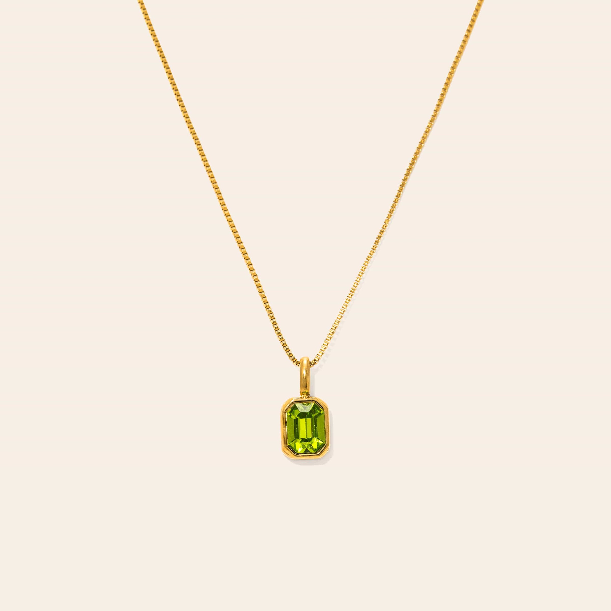 Waterproof Birthstone Necklace
