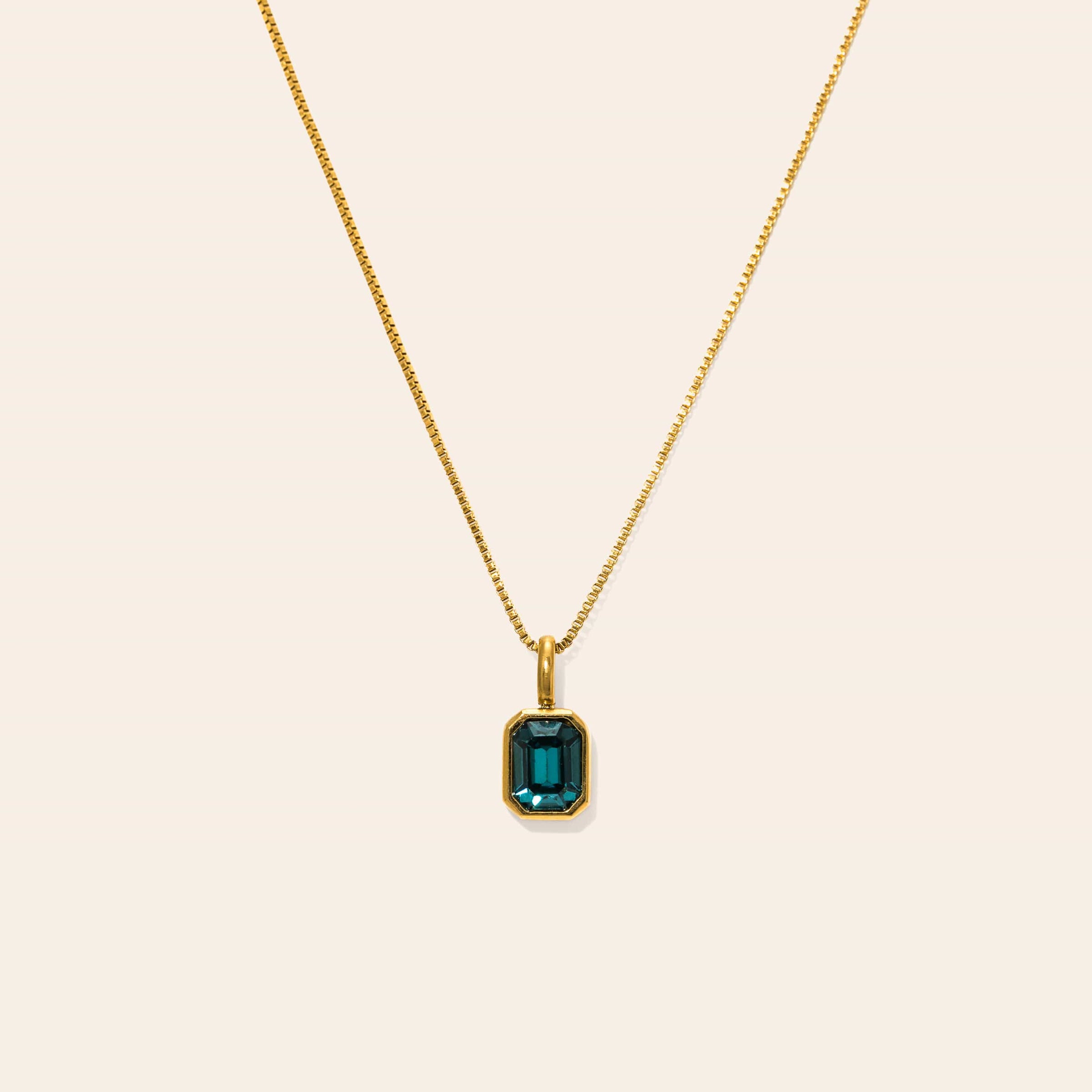 Waterproof Birthstone Necklace