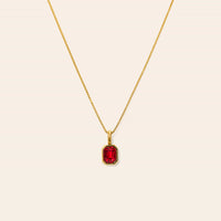 Waterproof Birthstone Necklace