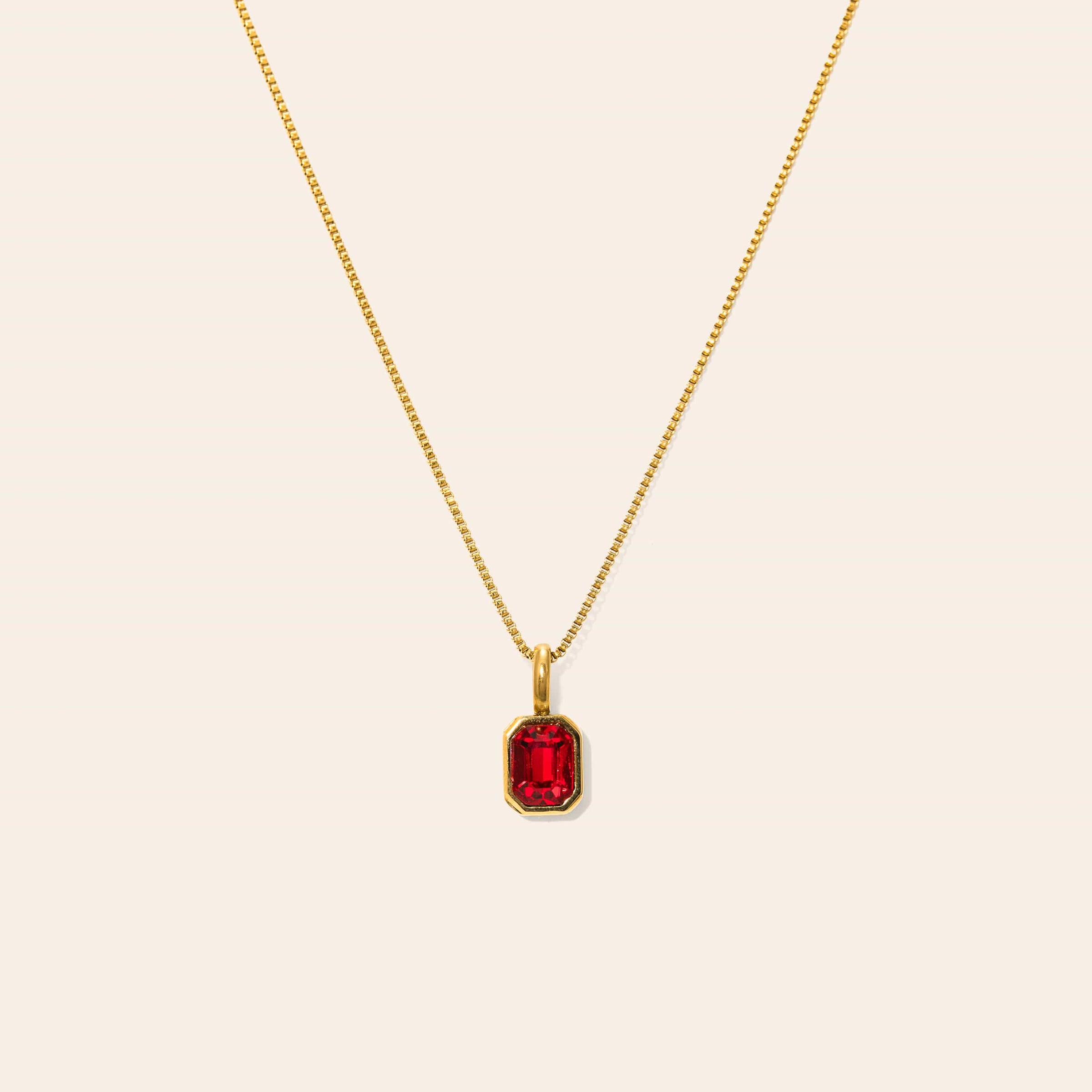 Waterproof Birthstone Necklace