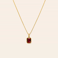 Waterproof Birthstone Necklace