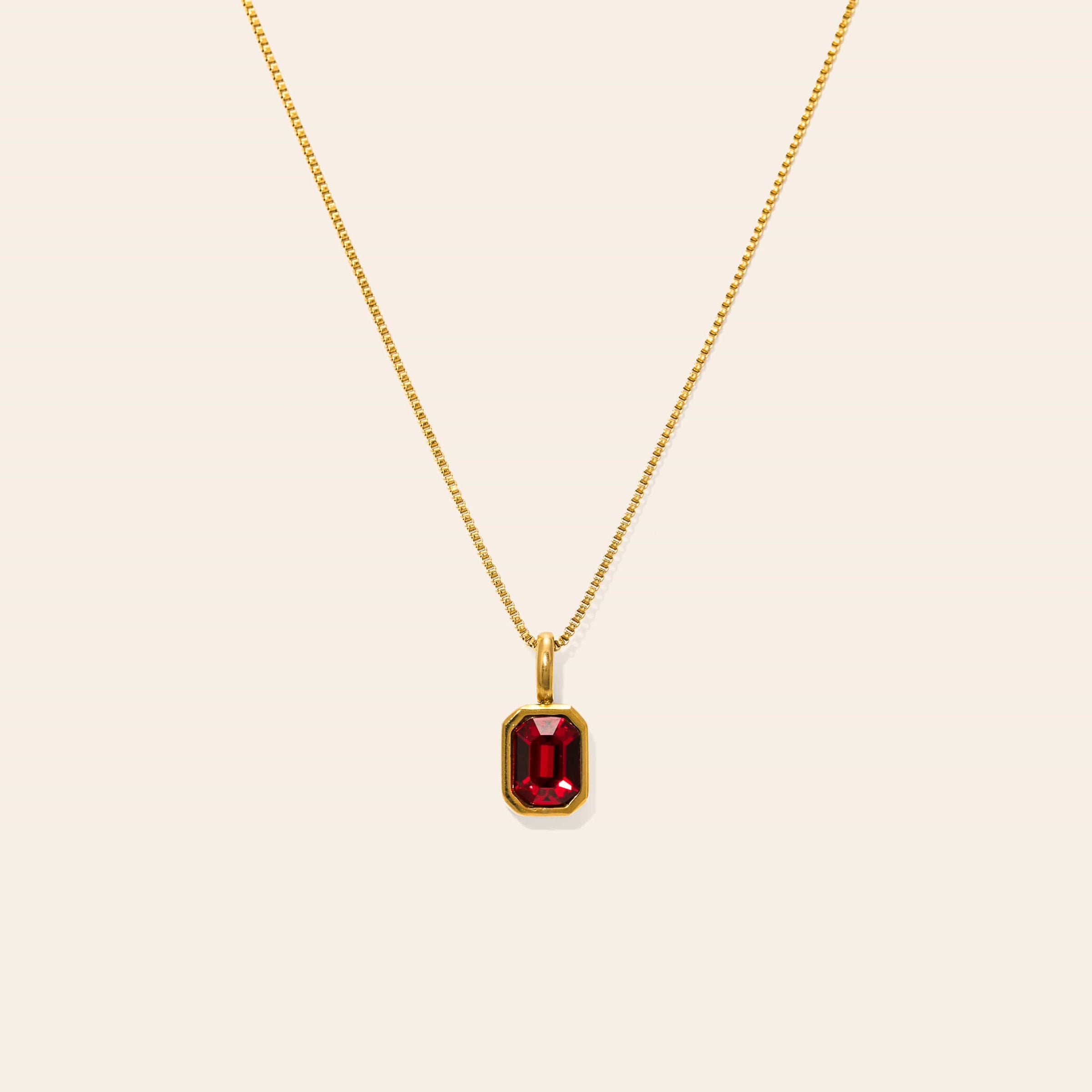 Waterproof Birthstone Necklace