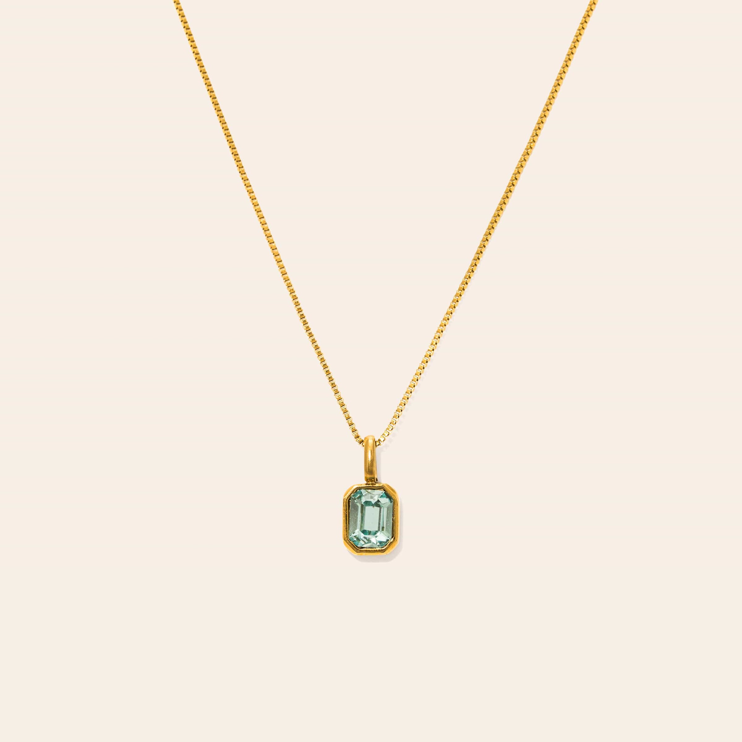 Waterproof Birthstone Necklace