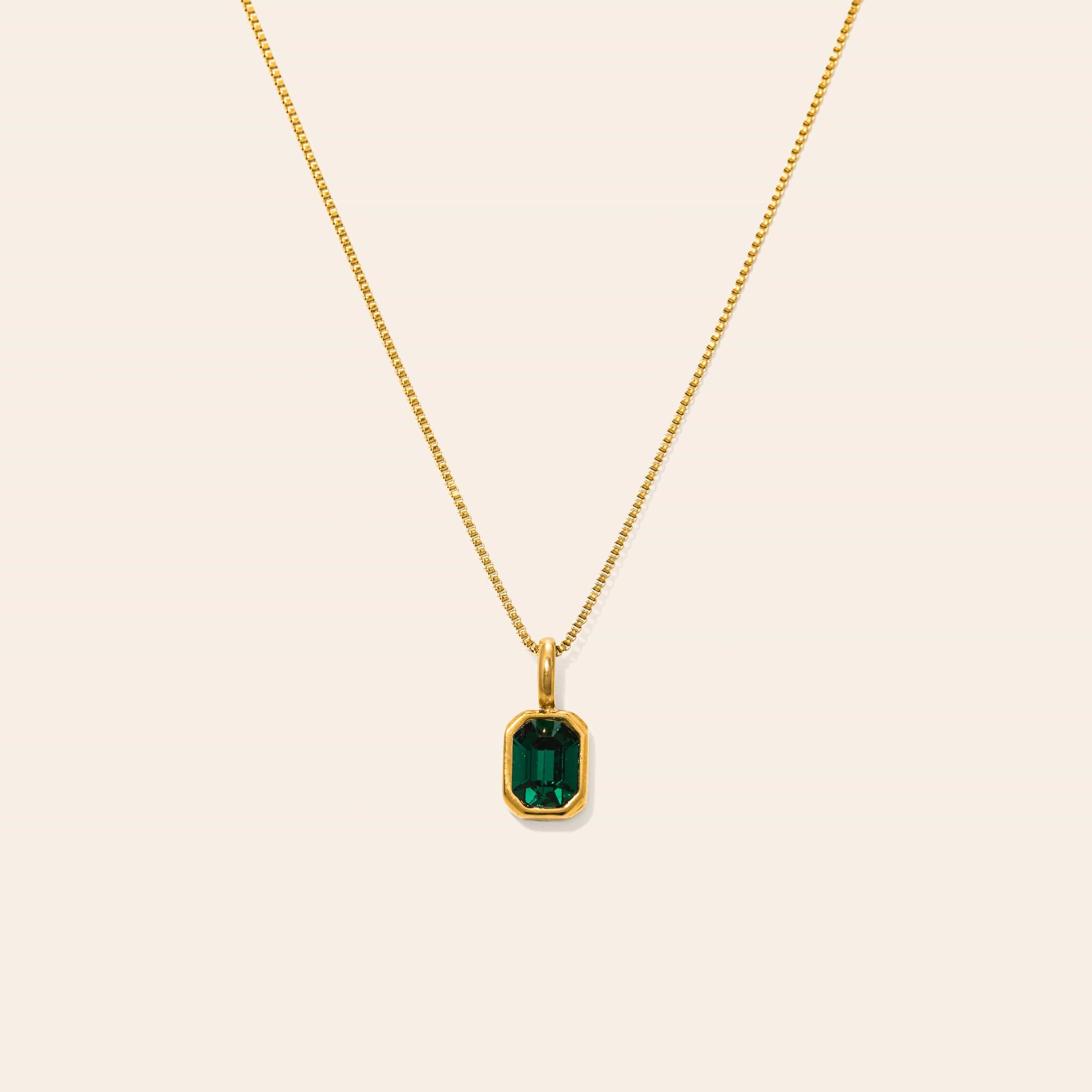 Waterproof Birthstone Necklace