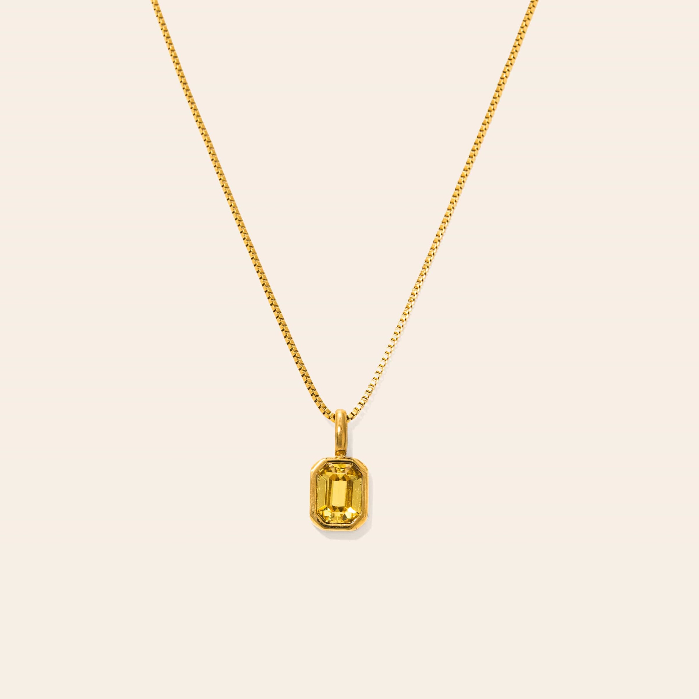 Waterproof Birthstone Necklace