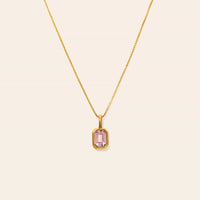 Waterproof Birthstone Necklace