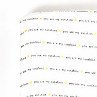 Muslin Crib Sheet - You Are My Sunshine