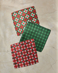 Noel Plaid Dishcloth Set - Holiday 2026