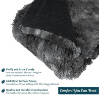 Faux Fur Sherpa Throw Blanket
