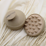 Wheat Straw + Silicone Scalp Massager Shampoo Brush
