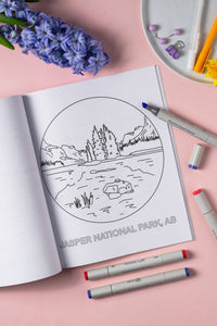 Oh Canada Colouring Book