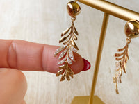 The Golden Fern Earring