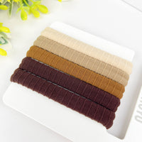 5pcs High Elastic Rubber Band Ponytail Hair Tie