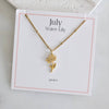 Birth Flower Necklaces - Waterproof