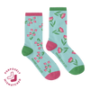 Women's Sweet Pink Flower Socks