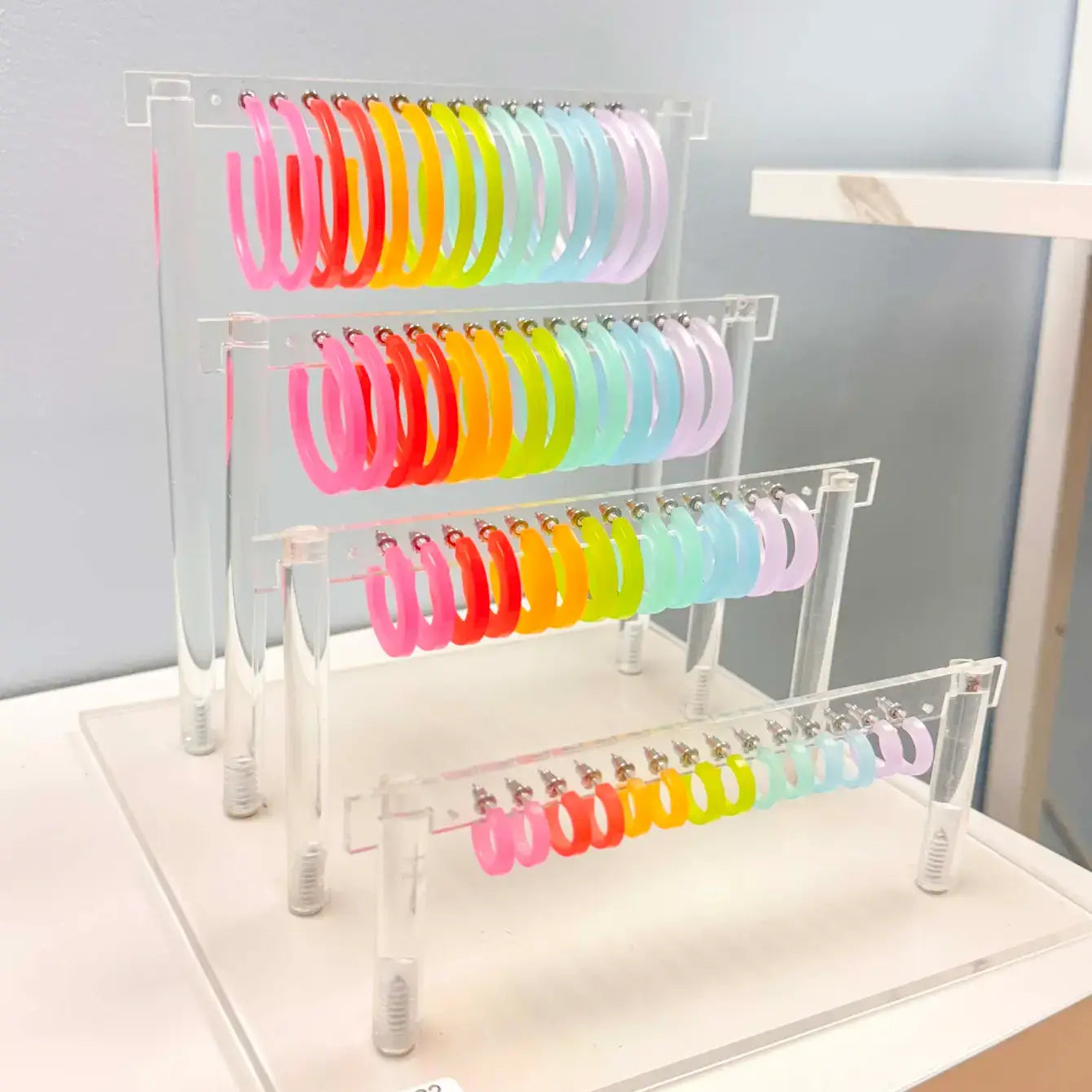 Summer Hoop Earring Colors