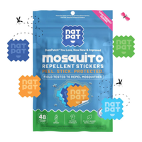 NATPAT Adult BuzzPatch Mosquito Repellent Patches for Adult