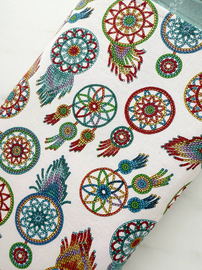 Dream catcher - padded book sleeve, book pouch