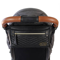 Jetsetter Black Travel Stroller + Wagon Caddy