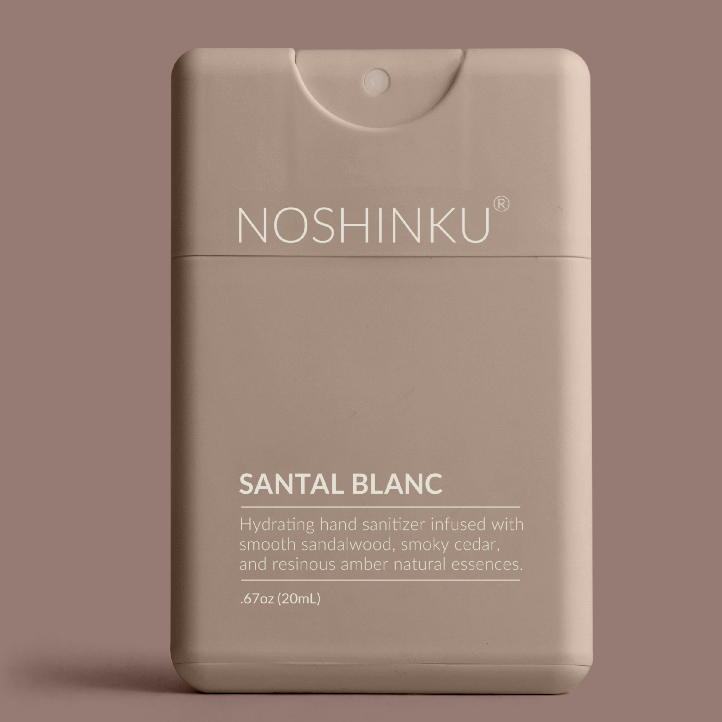 Refillable Santal Blanc Hydrating Pocket Hand Sanitizer