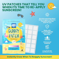 NATPAT UV Stickers: Sunscreen Reminder, Natural Patch