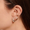 Stacks of Style Organic Silver Shape Earrings