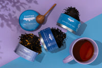 Earl Grey Tea Trio Tin & Spoon -Organic, Fair-Trade Tea Gift