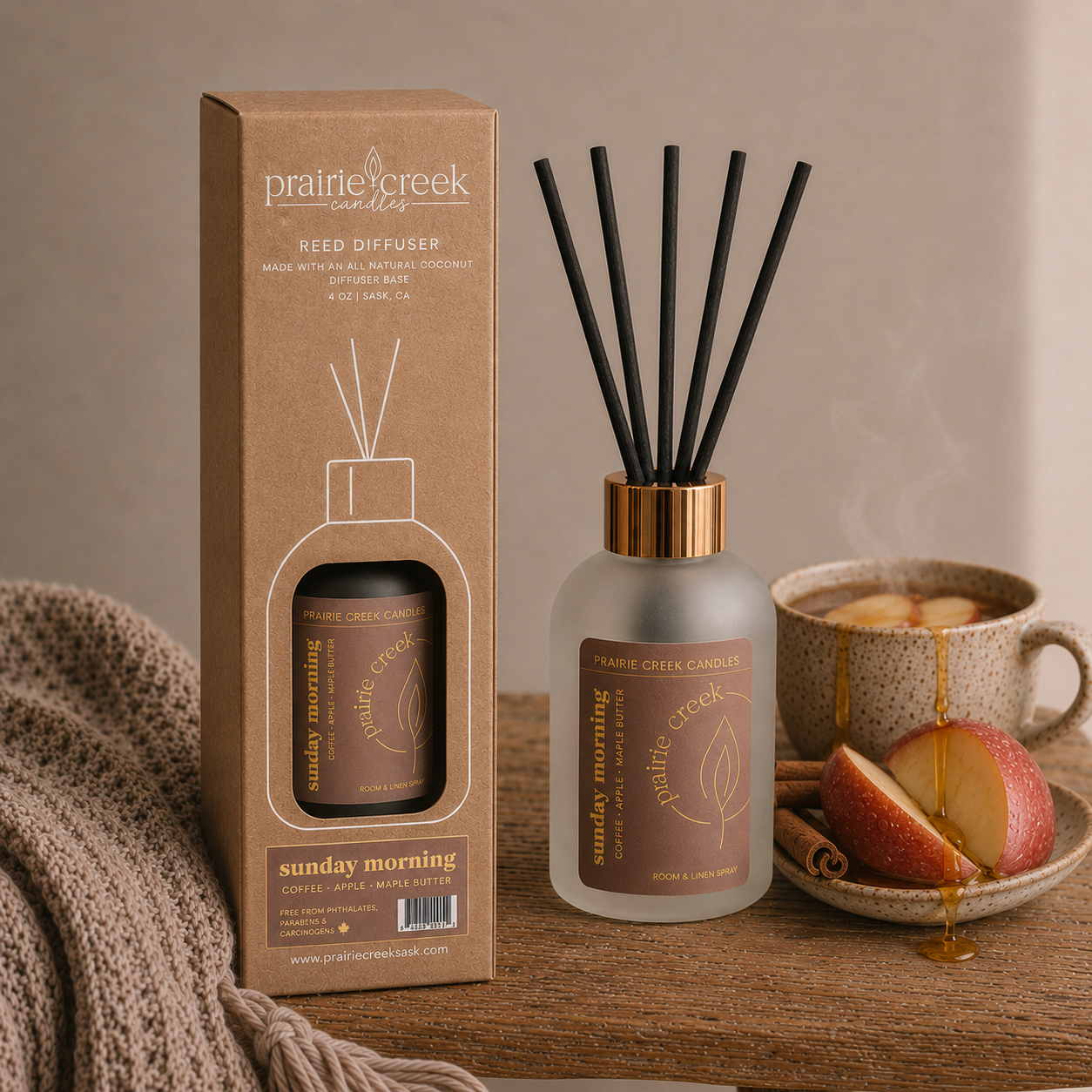 SUNDAY MORNING | NON TOXIC REED DIFFUSER | FALL COLLECTION
