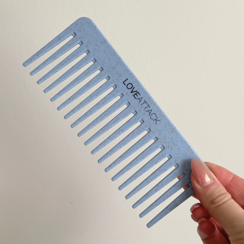 Wheat Straw Wide Tooth Wet/Dry Detangling Hair Combs