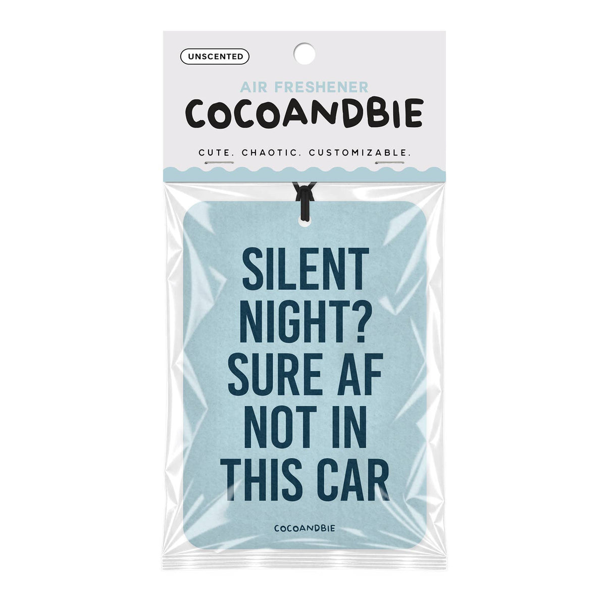 Silent Night - Funny Christmas Car Air Freshener