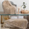 Faux Fur Sherpa Throw Blanket