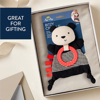 Bitzy Crinkle™ Sensory Toy With Teether