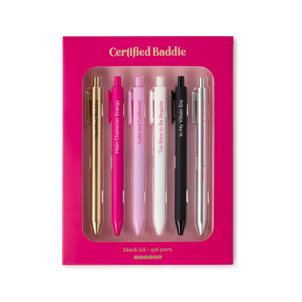 Certified Baddie Pen Set