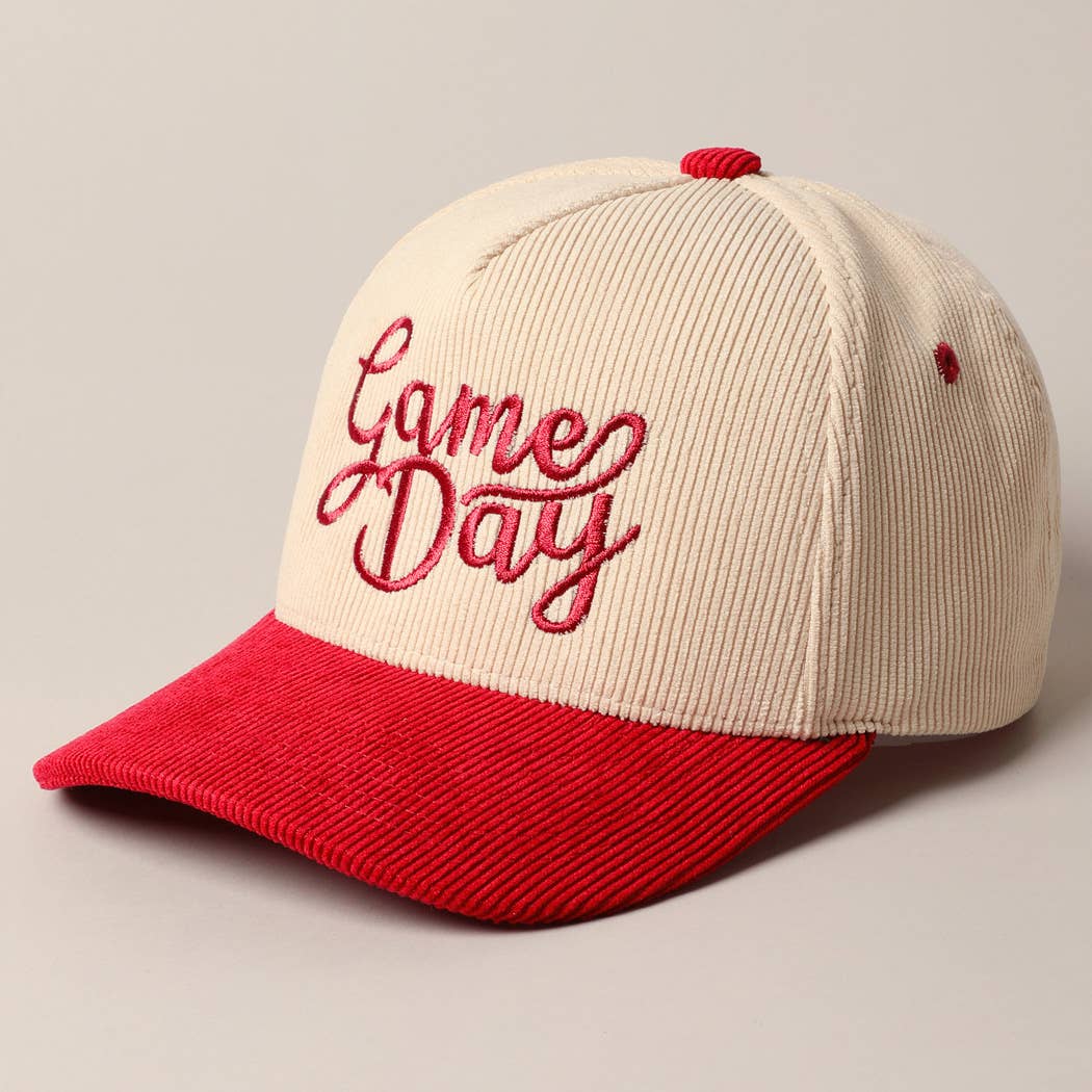 Game Day Corduroy Trucker Baseball Cap