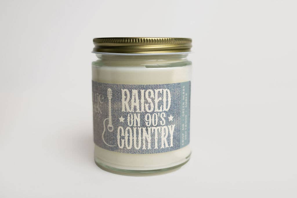RAISED ON 90'S COUNTRY | NON TOXIC SOY WAX CANDLE | FALL COL