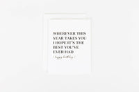 Card - Wherever This Year Takes You