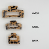 Aven Cellulose Acetate Hair Claw Clips - Core Collection
