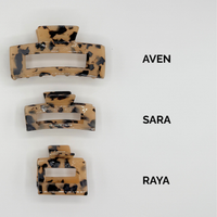 Aven Cellulose Acetate Hair Claw Clips - Core Collection
