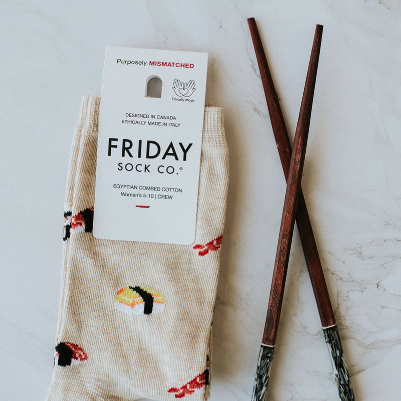 Women’s Beige Sushi Socks