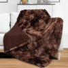 Faux Fur Sherpa Throw Blanket