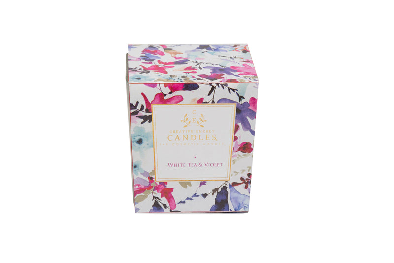 White Tea & Violet: 2-in-1 Soy Lotion Candle