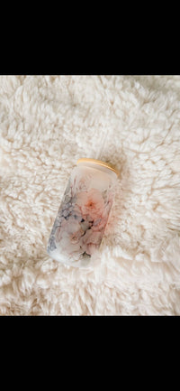 Floral Glassware | 16oz Glass