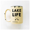 Lake life oars | ceramic mug