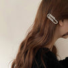 Pearl Hair Barrette | Minimalist Gold Hair Clip | Hair Pin