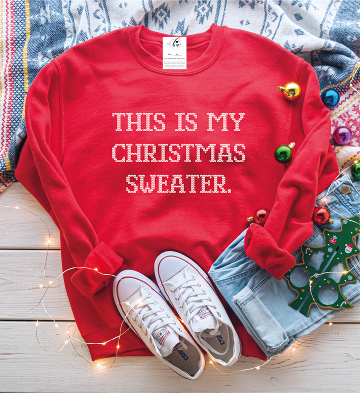 Classic Crew - This Is My Christmas Sweater - Red
