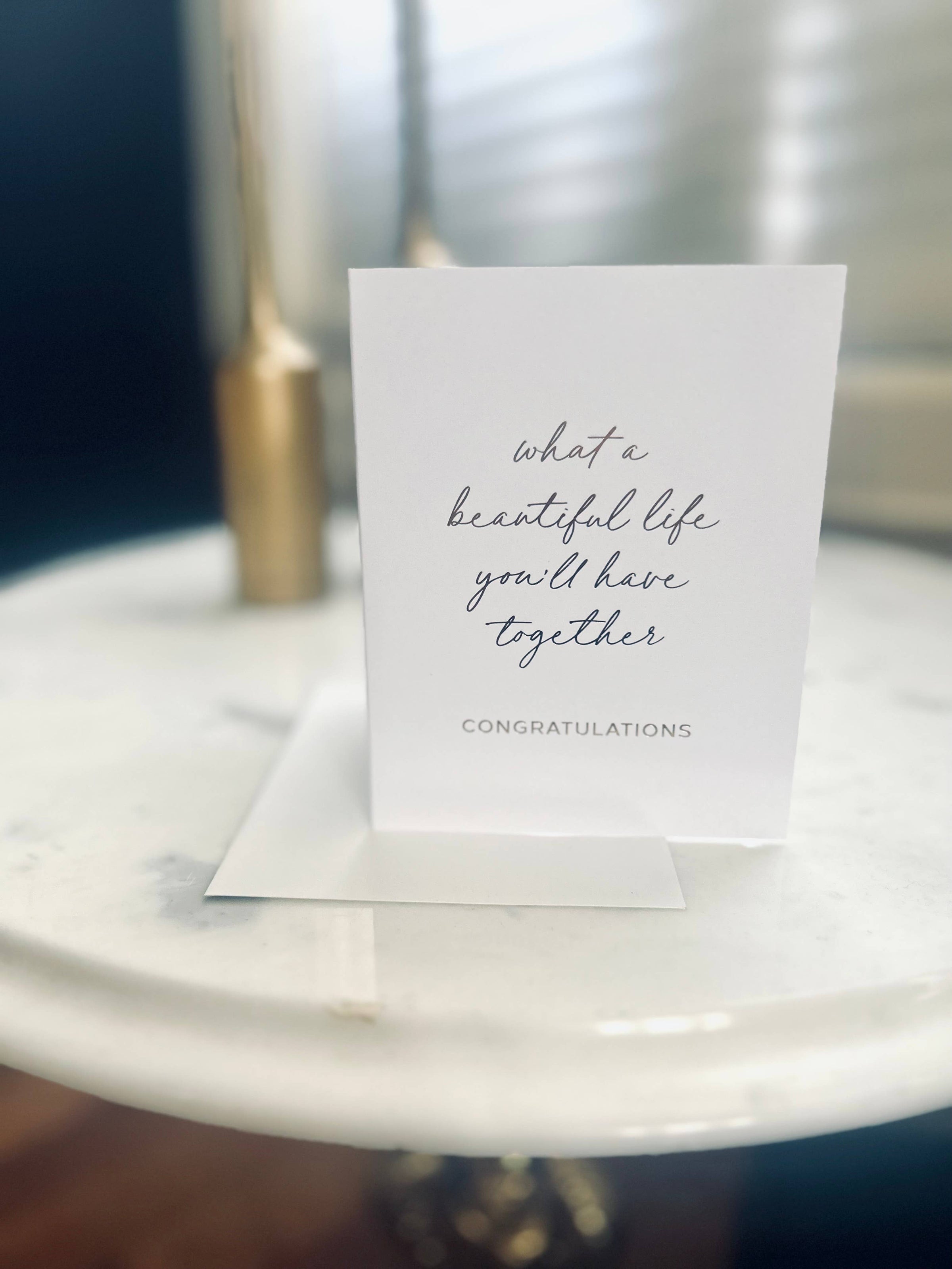 Card - What a Beautiful Life