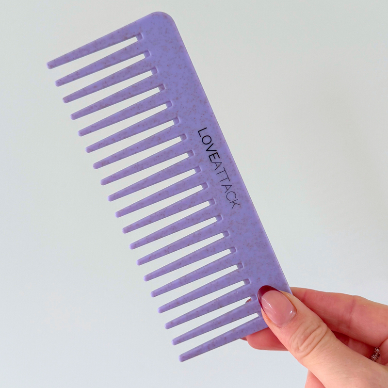 Wheat Straw Wide Tooth Wet/Dry Detangling Hair Combs
