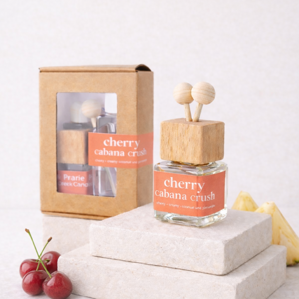 CHERRY CABANA CRUSH | NON TOXIC VENT CLIP CAR DIFFUSER | SUMMER COLLECTION